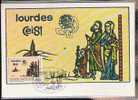 VATICAN CARTE MAXIMUM NUM.YVERT 710 CONGRES DE LOURDES 1981 - Cartes-Maximum (CM)