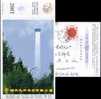 Tower Hubei Chemical Fiber  Co. Ad , Pre-stamped Postcard, Postal Stationery - Textile