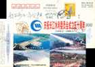 Three Gorges Of The Yangtze River Dam   , Pre-stamped Postcard, Postal Stationery - Agua