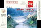 Qingjiang  Hydroelectric Power Station Project  , Pre-stamped Postcard, Postal Stationery - Water