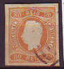 R3 King Luiz 80 Reis Orange - Used Stamps