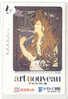 ALPHONSE MUCHA  SARAH BERNHARDT PEINTURE SUR METROCARTE JAPAN  (4) - Painting