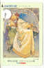 ALPHONSE MUCHA  SARAH BERNHARDT PEINTURE SUR METROCARTE JAPAN  (7) - Painting