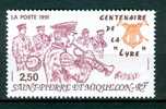 SAINT-PIERRE-ET-MIQUELON, 1991, N° 545** (Yvert Et Tellier), Centenaire De La Lyre. - Unused Stamps