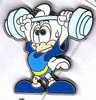 Mascotte Halterophile - Weightlifting