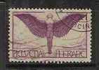 SWITZERLAND - 1924 - AIR MAIL - ALLEGORICAL FIGURE Of FLIGHT  - Yvert # A12a - Papier Ordinaire - VF USED - Gebraucht