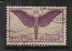 SWITZERLAND - 1924 - AIR MAIL - ALLEGORICAL FIGURE Of FLIGHT  - Yvert # A12a - Papier Ordinaire - VF USED - Used Stamps