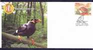 India 2007 Bird, Talking Cuckoo, Hill Mynah, Fauna & Flora, Forest Special Cover # 6674 - Coucous, Touracos