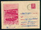 Uba Bulgaria PSE Stationery 1962 Town View VARNA , BUSSES , FOUNTAIN  /KL6 Coat Of Arms /5639 - Bussen