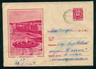 Uba Bulgaria PSE Stationery 1962 Town View VARNA , BUSSES , FOUNTAIN  /KL6 Coat Of Arms /5639 - Busses