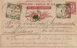 CARTOLINA VAGLIA - LIRE 4  ROMA 1893 - Entiers Postaux