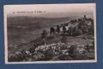 CP ECRITE DE GRASSE 1937 - GOURDON - VUE SUR LE VILLAGE - Gourdon