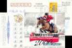 Horse Pre-stamped Postcard, Postal Stationery - Hippisme