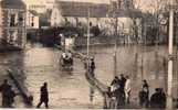 95 BEZONS Place Du Marché Inondations 1910  Superbe - Bezons
