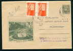 Uba Bulgaria PSE Stationery 1963 Varna SQUARE , BUSSES , FOUNTAIN Stamp HOTEL /KL6 Coat Of Arms /4968 - Hotels, Restaurants & Cafés