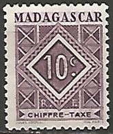 MADAGASCAR TAXE  N° 31 NEUF Sans Gomme - Timbres-taxe