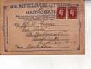 Old England Letter Card - Carte-lettre Ancienne De Harrogate - Harrogate