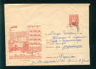 Uba Bulgaria PSE Stationery 1966 GOLDEN SANDS Black Sea Resort HOTEL , BOAT , SUNSHADE  / Coat Of Arms /5929 - Andere(Zee)