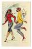 DANSE  "BE BOP" ( Couple De Danseurs Et Toile D'araignée ) , Dessin De ALICE HUERTAS  ( Années 50 ) / Ed. CIM  N° 14 - Dance