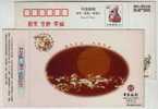 Wild Swan Lake,China 1999 Bank Of China Anhui Branch Advertising Postal Stationery Card - Cygnes