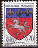 Timbre France Y&T N°1510 (01) Obl - Blason De Saint-Lô - 20 C.  Multicolore. Cote 0.15 € - 1941-66 Stemmi E Stendardi