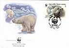 URSS  Lettre WWF  De Moscou  1987 OURS 20 - Bears