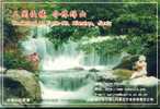 Shuitaoxugu Waterfall,   Pre-stamped Postcard, Postal Stationery - Sonstige & Ohne Zuordnung