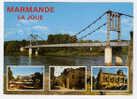 {35589} 47 Lot Et Garonne Souvenir De Marmande La Jolie, Multivues ; Pont , Eglise Notre Dame - Marmande