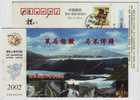 Dam,irrigation Project,China 2002 Xianning Water Conservancy Bureau Advertising Postal Stationery Card - Acqua