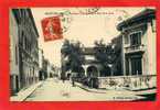 MONTLUEL 1914 CAISSE D EPARGNE ET RUE DE LA GARE  CARTE EN TRES BON ETAT - Montluel