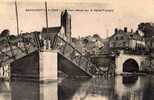 95 BEAUMONT SUR OISE Pont Détruit Par Le Génie Français  Beau Plan  1915 - Beaumont Sur Oise