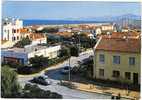 66 - SAINT-CYPRIEN-PLAGE : Vue De La Plage, Au Fond, La Chaîne Des Albères. Edit. Paul Goudin (circulée, 1966). Voitures - Saint Cyprien