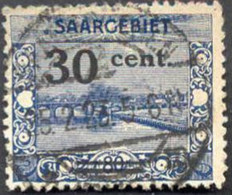 Pays : 430 (Sarre : Occupation Française)  Yvert Et Tellier N° :   75 (o) - Used Stamps