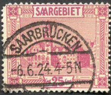 Pays : 430 (Sarre : Occupation Française)  Yvert Et Tellier N° :   91 (o)  Belle Oblitération - Used Stamps