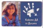 UNICEF Yes 2  ( Bulgaria - Mobika Chip Card ) - Child - Enfant - Children - Enfants - Kids - Bulgarie