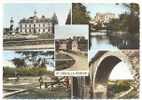 87 /FL/ ST YRIEIX LA PERCHE / Multivues CPSM, Ed Theojac, Hotel De Ville, Collégiale, Vieille Ville, Jardin, Viaduc, /** - Saint Yrieix La Perche