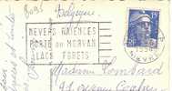 FLAMME NEVERS FAIENCES Etc.. Sur CPSM Dentelée 1954 / TBE - Porcellana