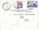 Tunisie Tunisia Tunesien Lettre Cover Brief Belege Enveloppe Sidi Tabet 1 3 56. Recette Auxiliaire. - Briefe U. Dokumente