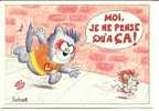 CPM Illustrateur BARBEROUSSE HUMOUR Chat Et Souris N°64 Moi Je Ne Pense Qu' à ça - Barberousse