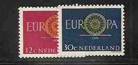 EUROPA-CEPT - NETHERLANDS 1960 - Yvert # 726/7 - MLH - 1960