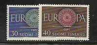 EUROPA-CEPT - FINLAND 1960 - Yvert # 501/2 - MLH - 1960