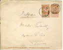 BELGIQUE : 1895:Enveloppe Avec Timbre N°57 Imprimé+Complément D´affrancissement N°57,oblit.SPA 1895. - Covers