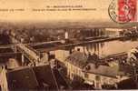 95 BEAUMONT SUR OISE Bords De L´Oise Vue à Vol D´oiseau Du Pont  Beau Plan  1909 - Beaumont Sur Oise