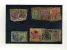 - INDES ANGLAISES .  ENSEMBLE DE TIMBRES SUR FRAGMENTS DE GEORGE V - 1911-35 Koning George V