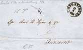 N009/  Brief, Kongsvingef 1859, Porto Handschriftlich 6 Skilling - Lettres & Documents