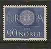 EUROPA-CEPT - NORGE 1960 - Yvert # 407 - MLH - 1960