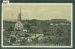 CHATEL SAINT DENIS - L'EGLISE ET LE CHATEAU - B  ( PLIS DANS L'ANGLE HAUT GAUCHE ) - Châtel-Saint-Denis