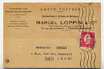 N - CARTE POSTALE - Quincaillerie MARCEL LOPPIN à Châlons-sur-MARNE Du 19/9/45 Pour NANCY - Timbre Marianne De DULAC - Lettres & Documents