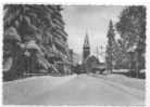 04 /FL/ BARCELONNETTE, Entrée De La Ville Et La TOur, EN HIVER, CPSM N&B Grand Format - Barcelonnette