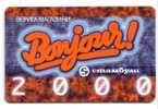 BONJOUR 2000 ( Bulgaria - Mobika Chip Card )  -  Tirage 50.000 Ex. - Bulgaria